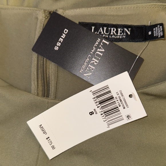 Ralph Lauren Twist-Front Jersey Dress - Picture 6 of 7